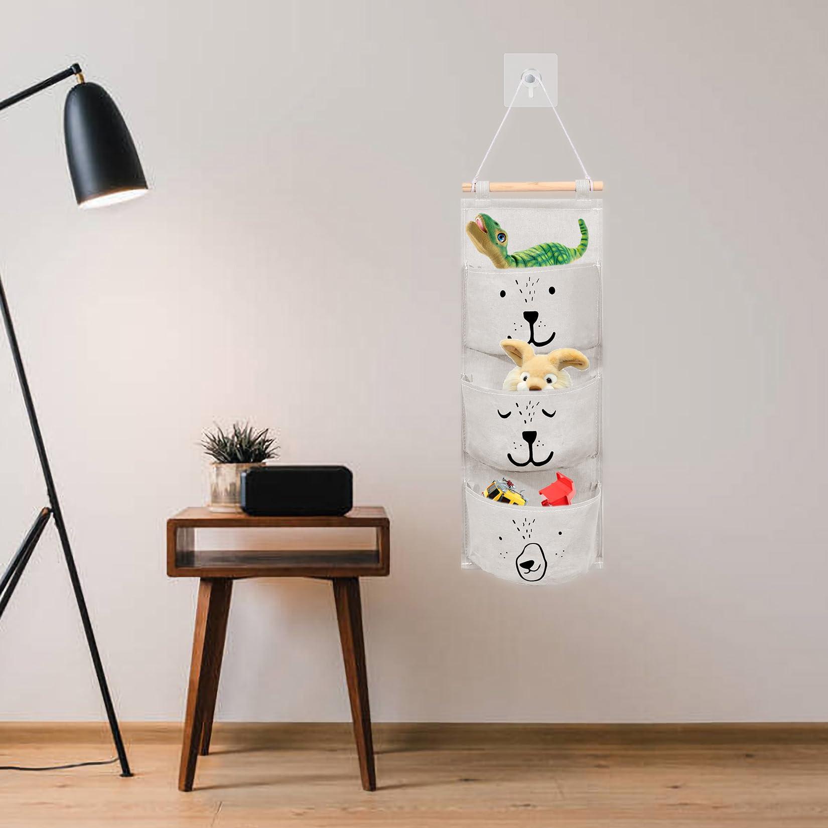 Alopini Sac de rangement pour suspension murale, sac de suspension pour salle de bain, sac de suspension pliable  