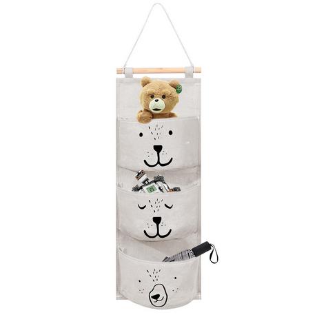 Alopini Sac de rangement pour suspension murale, sac de suspension pour salle de bain, sac de suspension pliable  