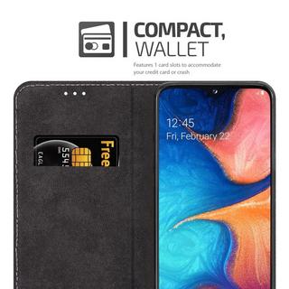 Cadorabo  Housse compatible avec Samsung Galaxy A10e / A20e - Coque de protection avec fermeture magnétique, fonction de support et compartiment pour carte 