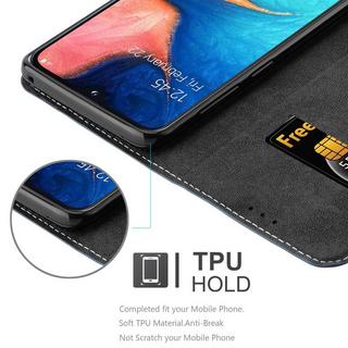 Cadorabo  Housse compatible avec Samsung Galaxy A10e / A20e - Coque de protection avec fermeture magnétique, fonction de support et compartiment pour carte 