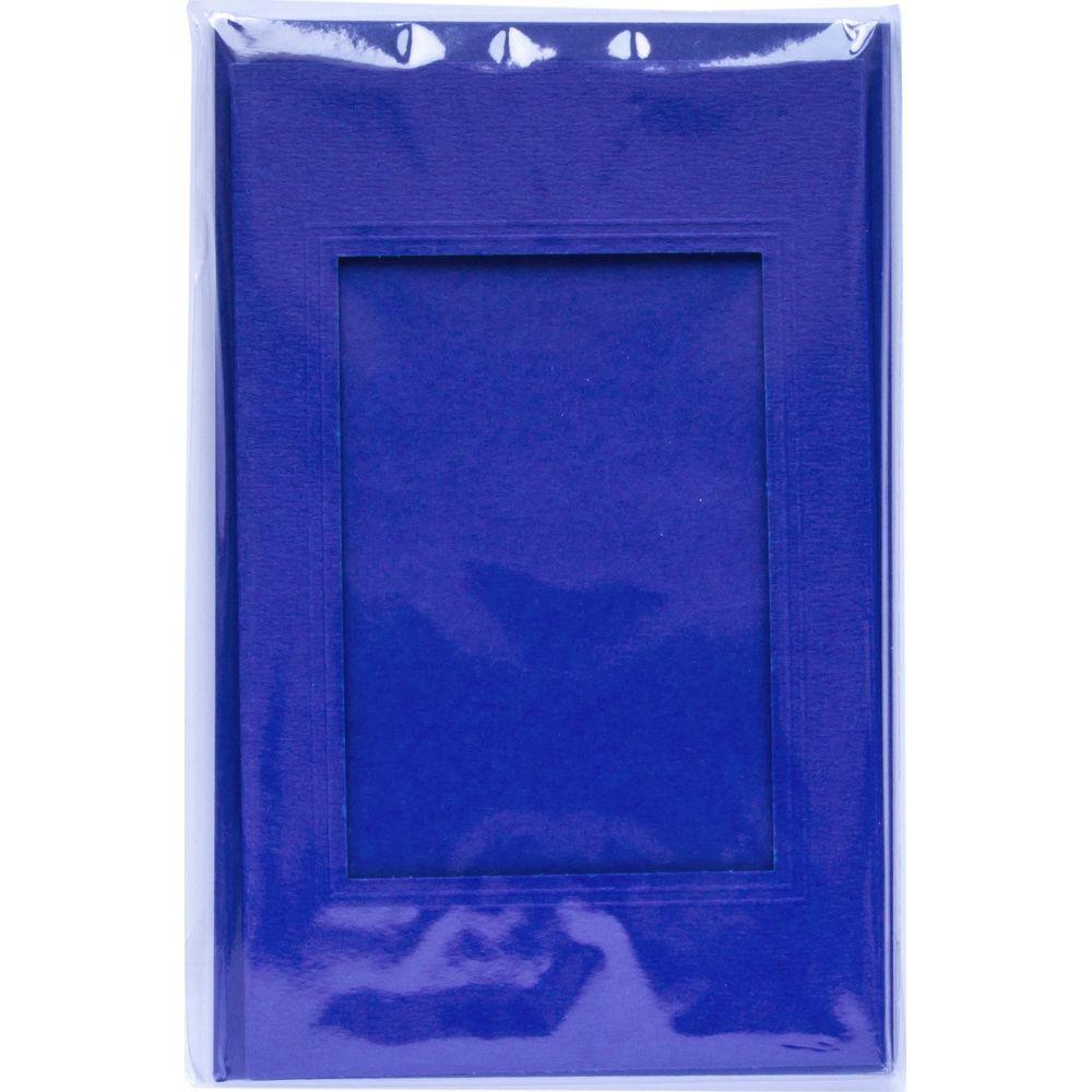 Image of Passepartout-Karten 220g/m2 eckig Blau Blau
