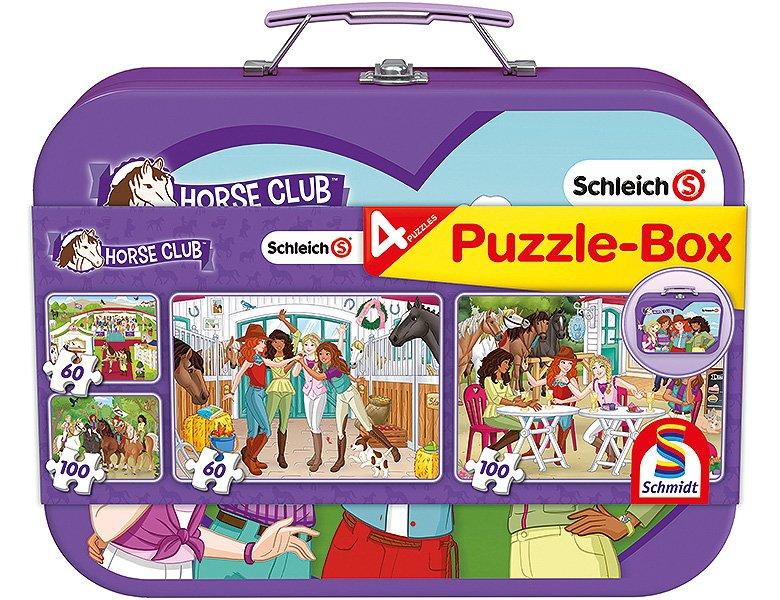 Schmidt  Puzzle Horse Club Puzzle-Box (2x60,2x100) 