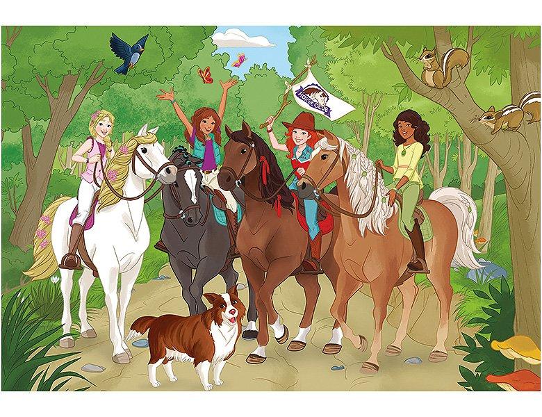 Schmidt  Puzzle Horse Club Puzzle-Box (2x60,2x100) 