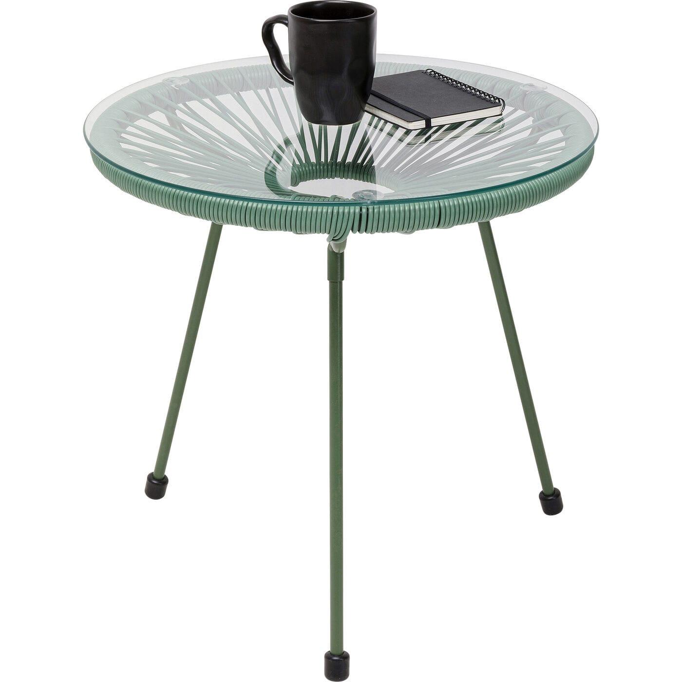 KARE Design Table d&#039;appoint Acapulco Mono vert  