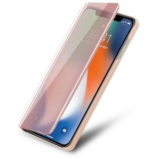 Cadorabo  Hülle für Apple iPhone X / XS Spiegel Standfunktion 360 Grad Schutz 