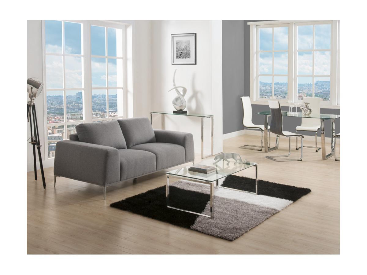 Vente-unique Wandkonsole Glas FREYA  