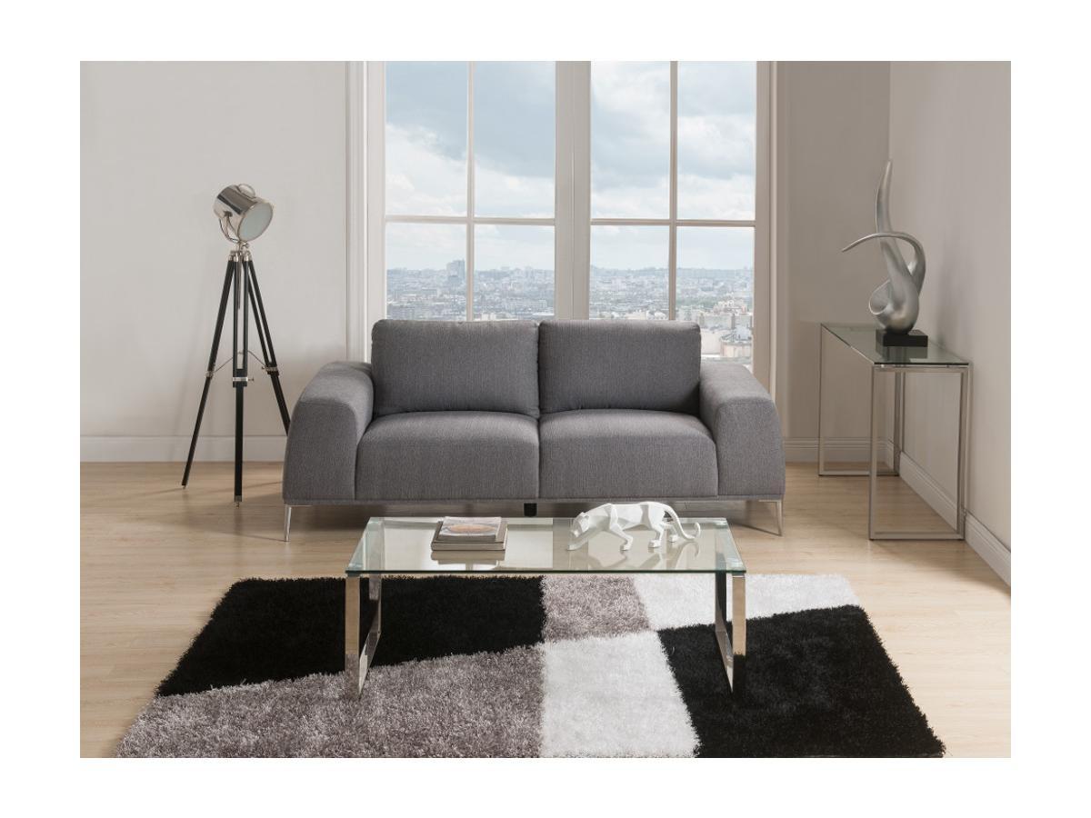 Vente-unique Wandkonsole Glas FREYA  