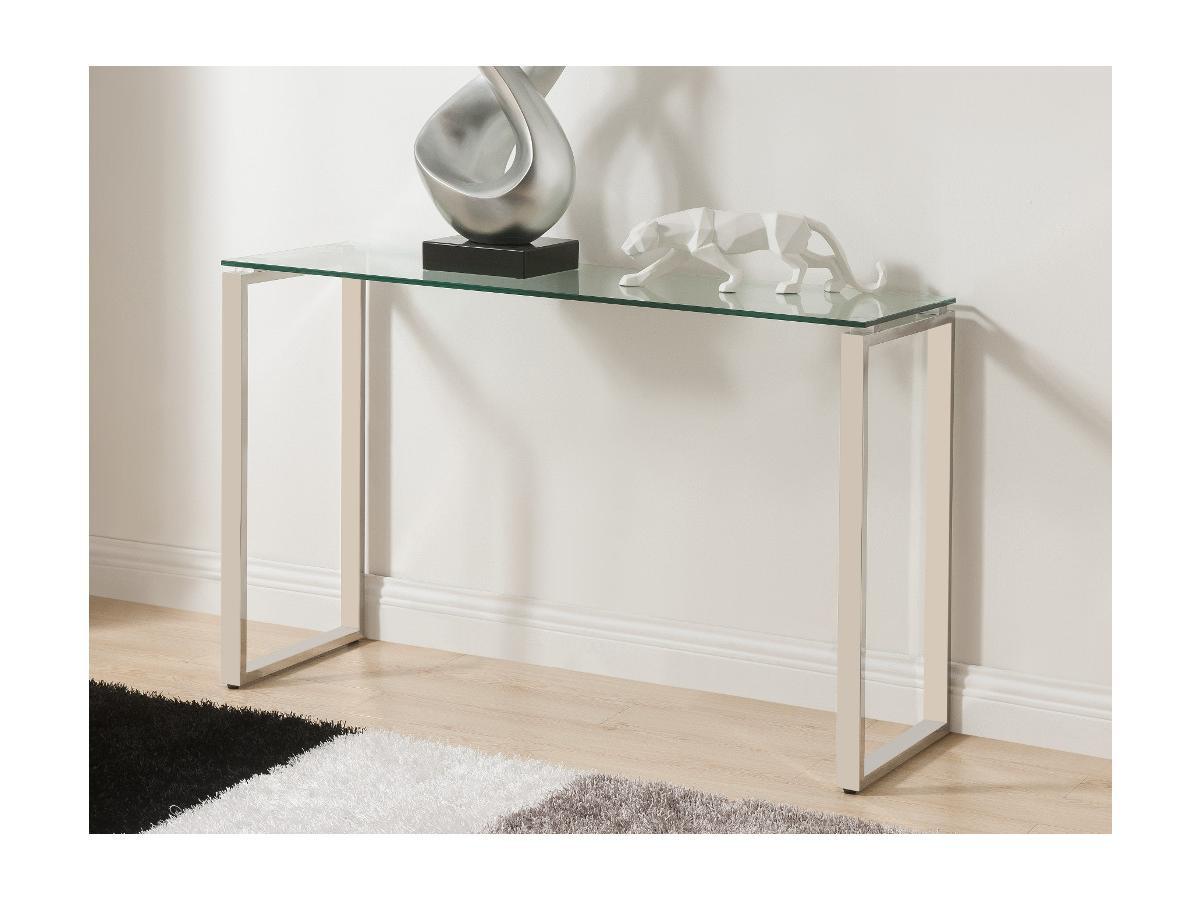 Vente-unique Wandkonsole Glas FREYA  