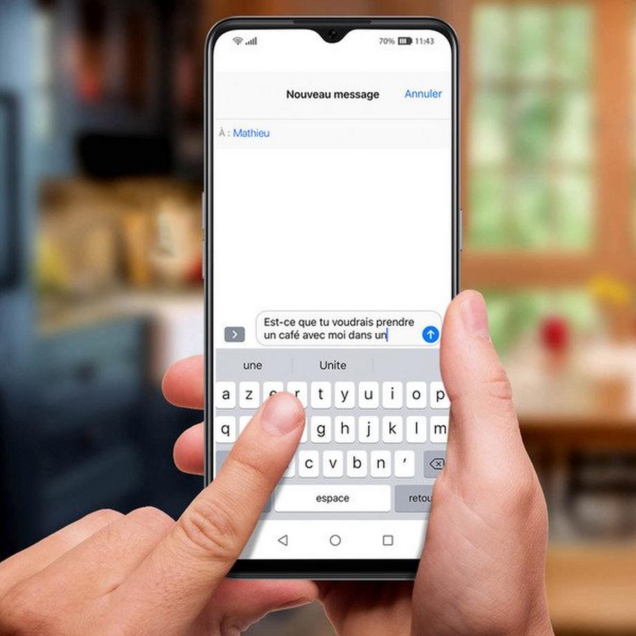 Avizar  Vitre Oppo A73 Biseauté Transparent 