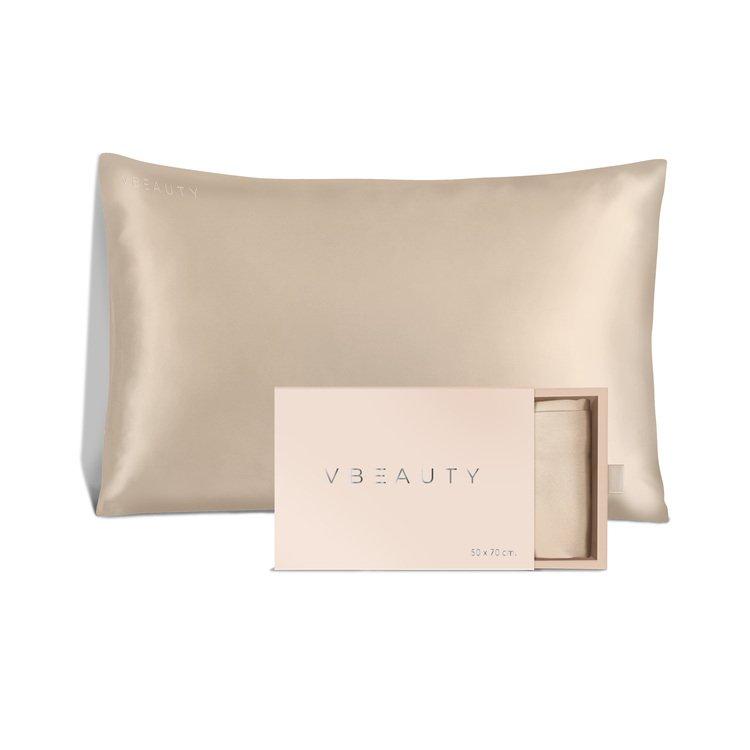 Image of Beauty Seidenkissenbezug Champagner Beauty Seidenkissenbezug Champagner