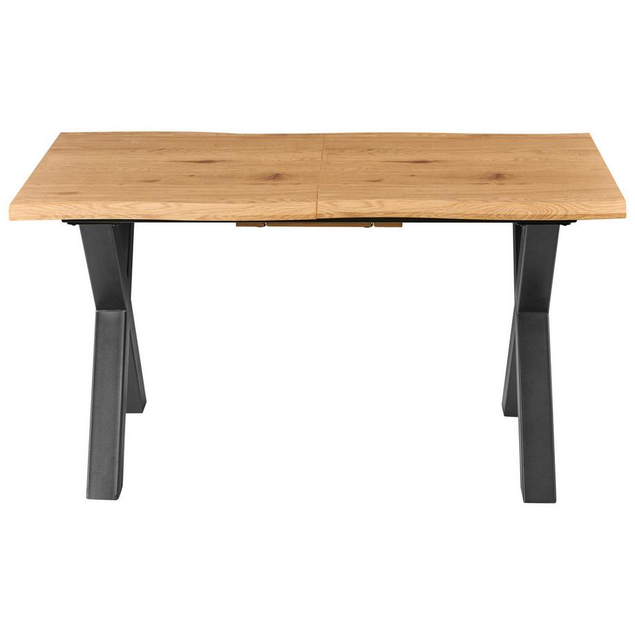 Beliani Table de salle à manger extensible Industriel BRONSON  