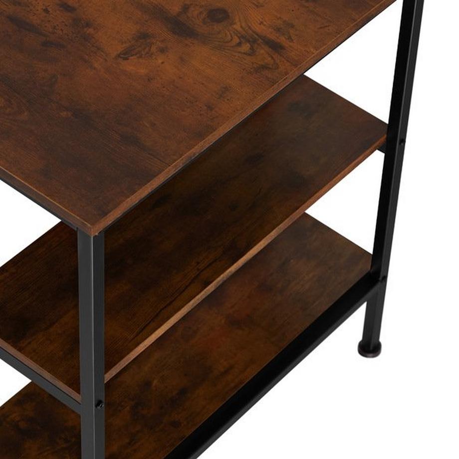 Tectake Scrivania da computer Cantone 120 x 60 x 75,5 cm  