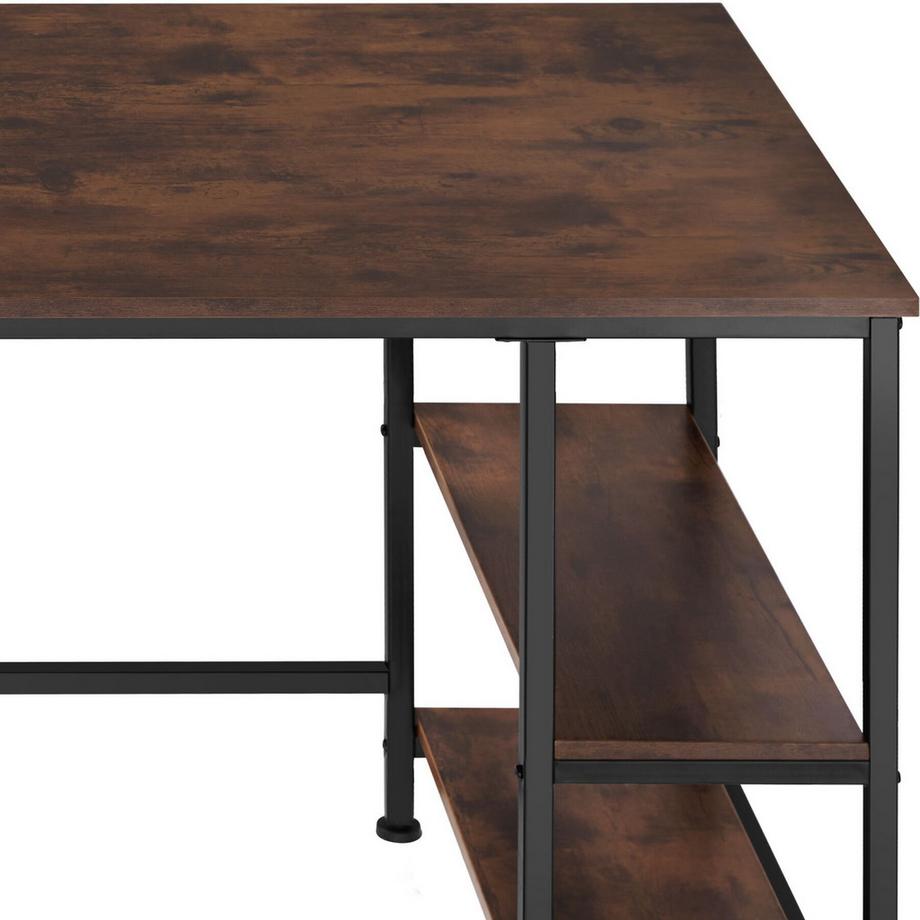 Tectake Bureau CANTON style industriel  