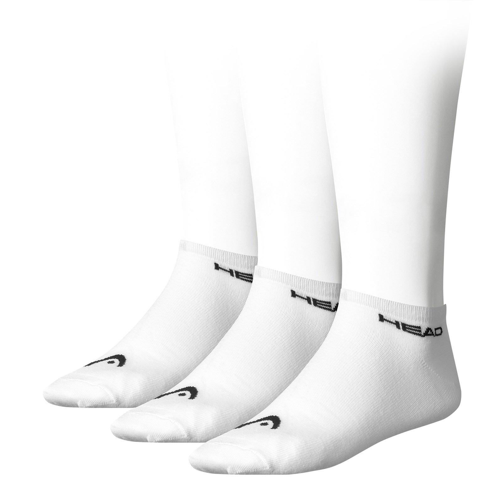 Image of Socken Tennis 3 Stück Sneaker Weiss Unisex Weiss 35-38