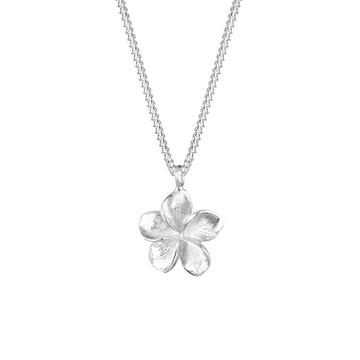 Halskette Anhänger Frangipani Blüte