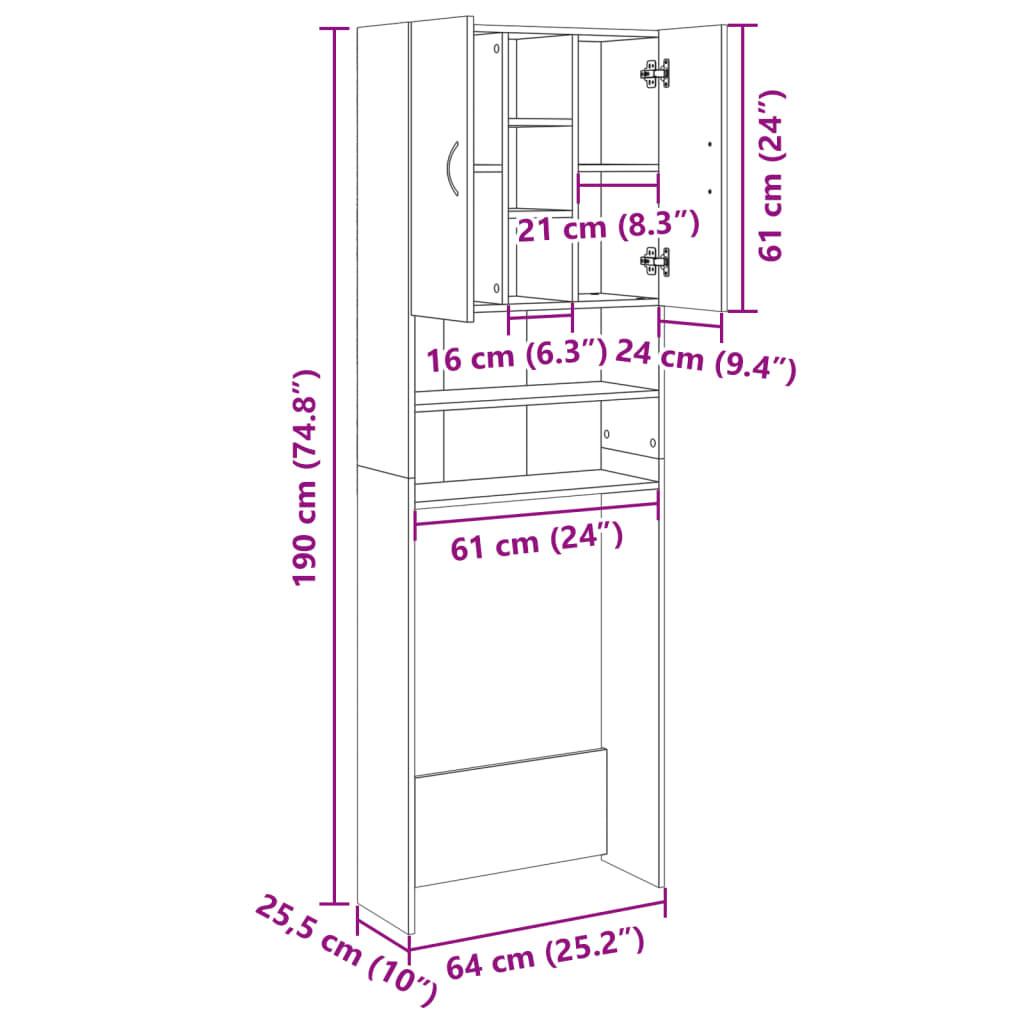 VidaXL Armoire pour machine à laver  