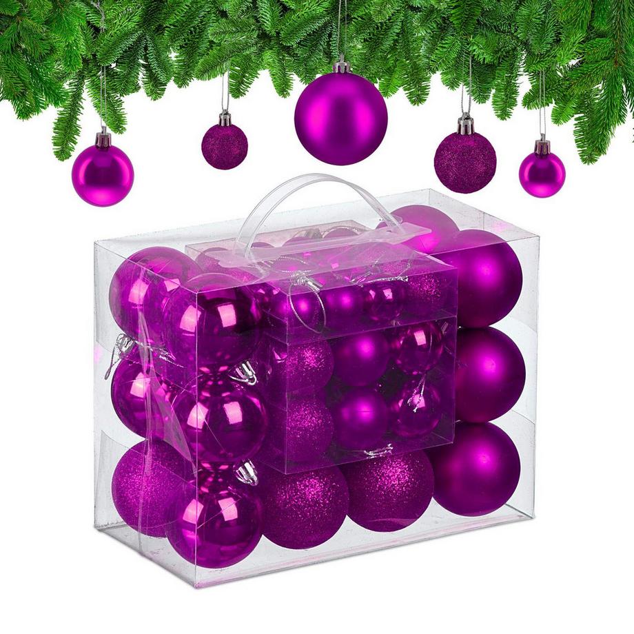 Ensemble de boules de Noël