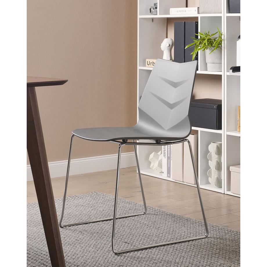 Beliani Set di 4 sedie da pranzo en Polipropilene Moderno HARTLEY  