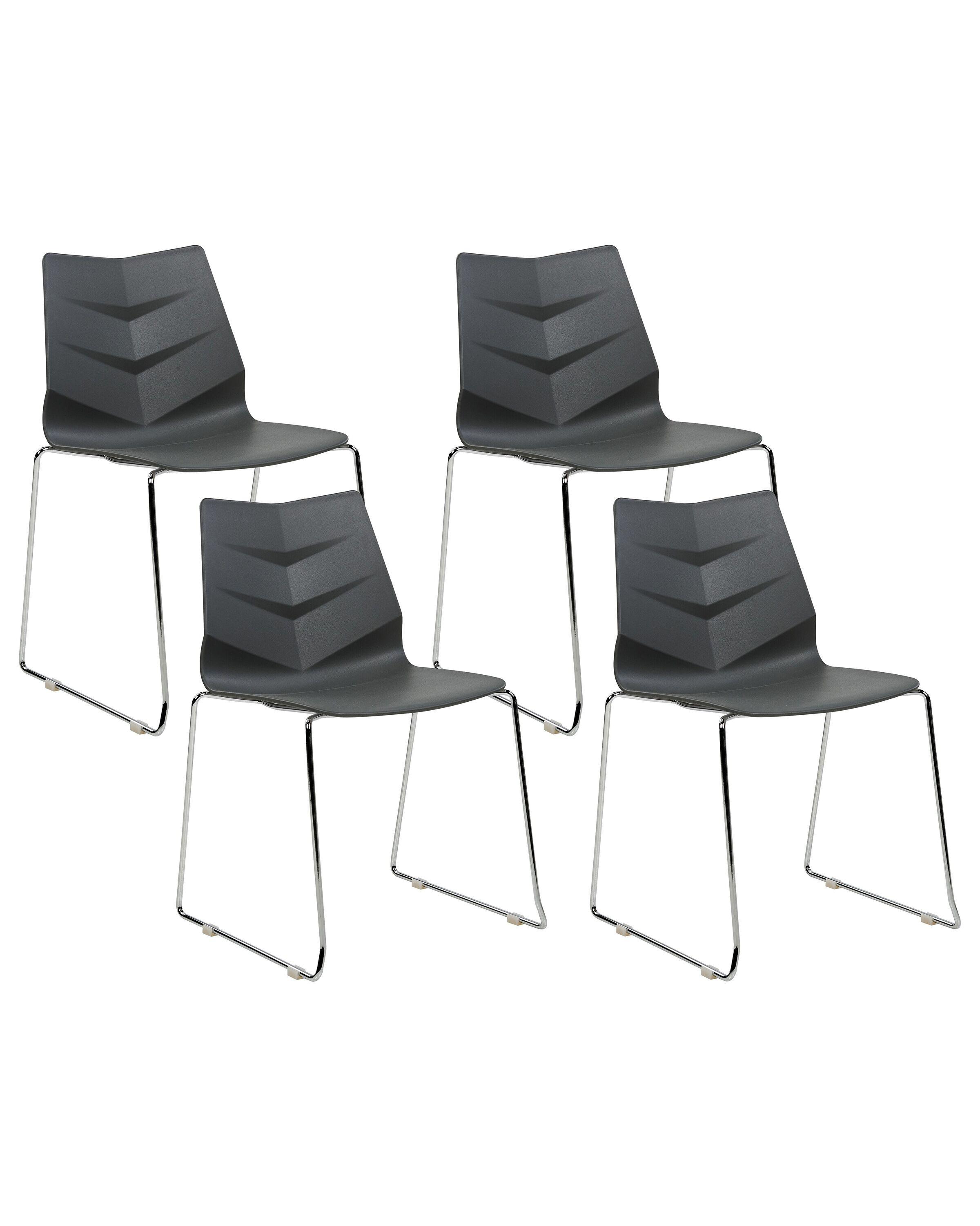 Beliani Lot de 4 chaises de salle à manger en Polypropylène Moderne HARTLEY  