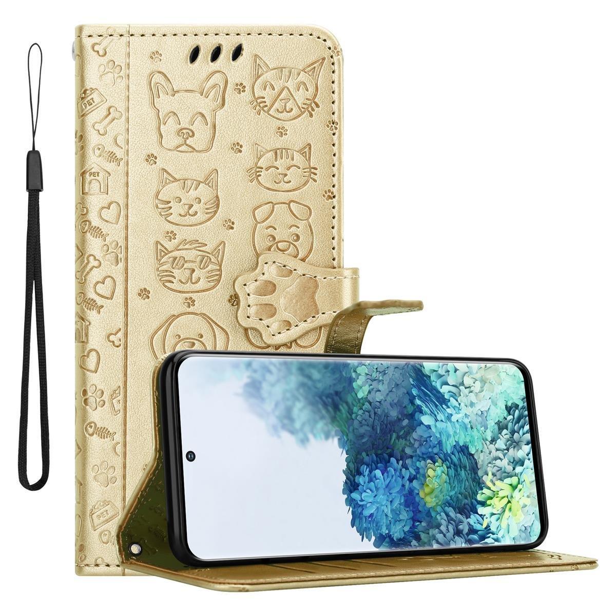 Image of Hülle für Samsung Galaxy S20 Hunde Katzen Standfunktion