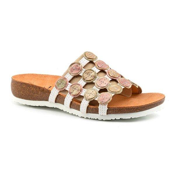 Image of Pantoletten Damen Weiss 37