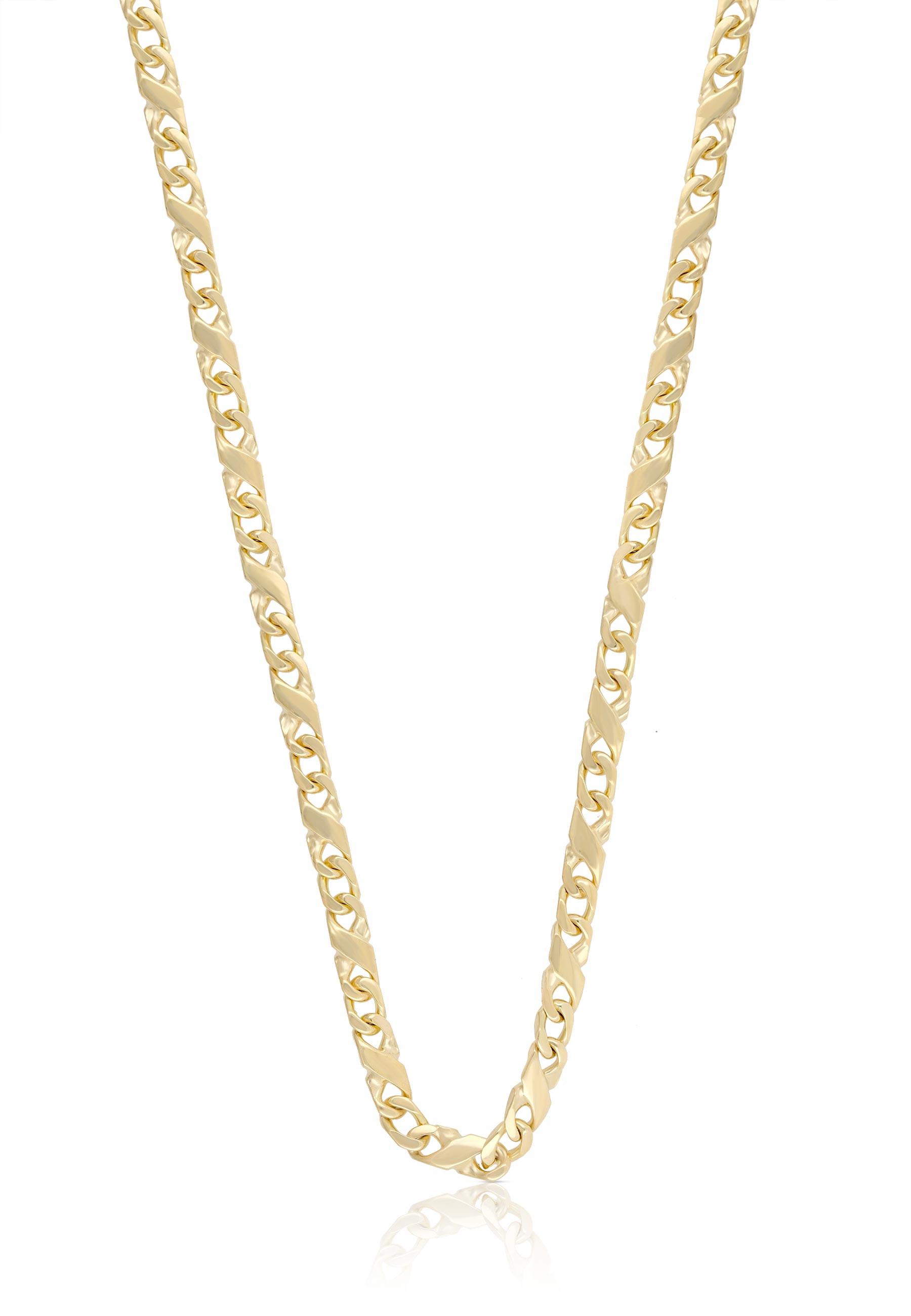 MUAU Schmuck  Collier 8er-Kette Gelbgold 750, 3.2mm, 55cm 