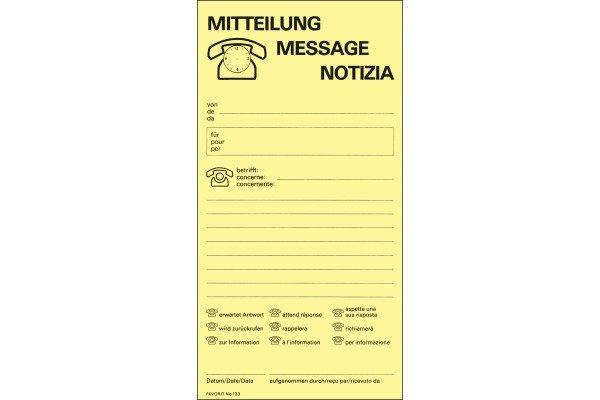 Image of FAVORIT Gesprächstnotiz D/F/I 133 GELB gelb 10,5x20,2cm 60 Blatt FAVORIT Gesprächstnotiz D/F/I 133 GELB gelb 10,5x20,2cm 60 Blatt
