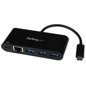 Adattatore di rete USB-C a Ethernet a 3 porte - Hub USB 3.0 con Power Delivery