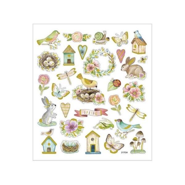 Image of 29066 Dekorativer Aufkleber Folie, Papier Mehrfarbig 34 Stück(e) Multicolor