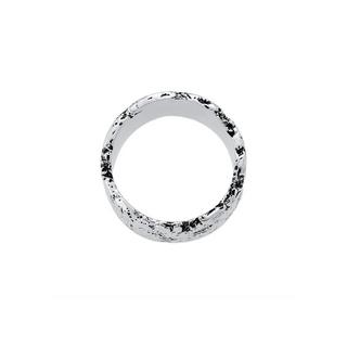 Kuzzoi  Ring  Bandring Rustikal Robuster Look 925 Silber 