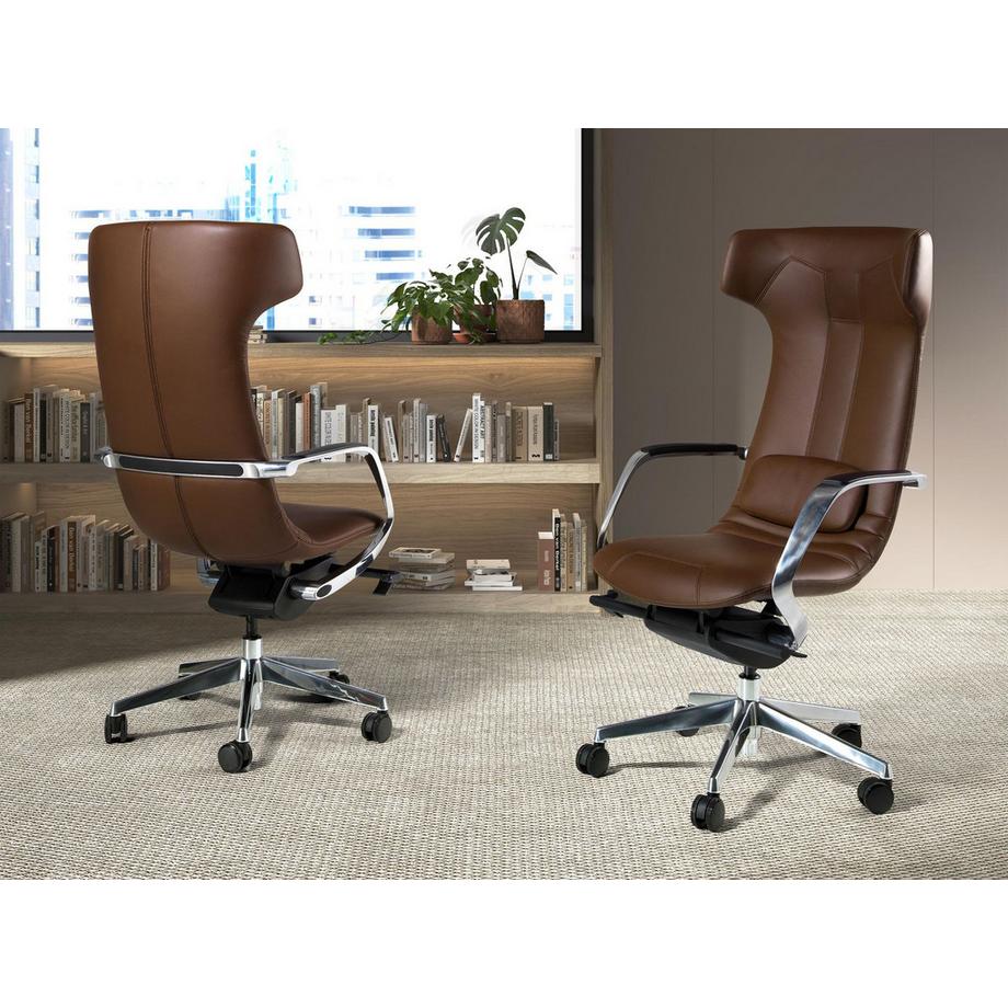 ANGEL CERDA Fauteuil de bureau pivotant en similicuir  