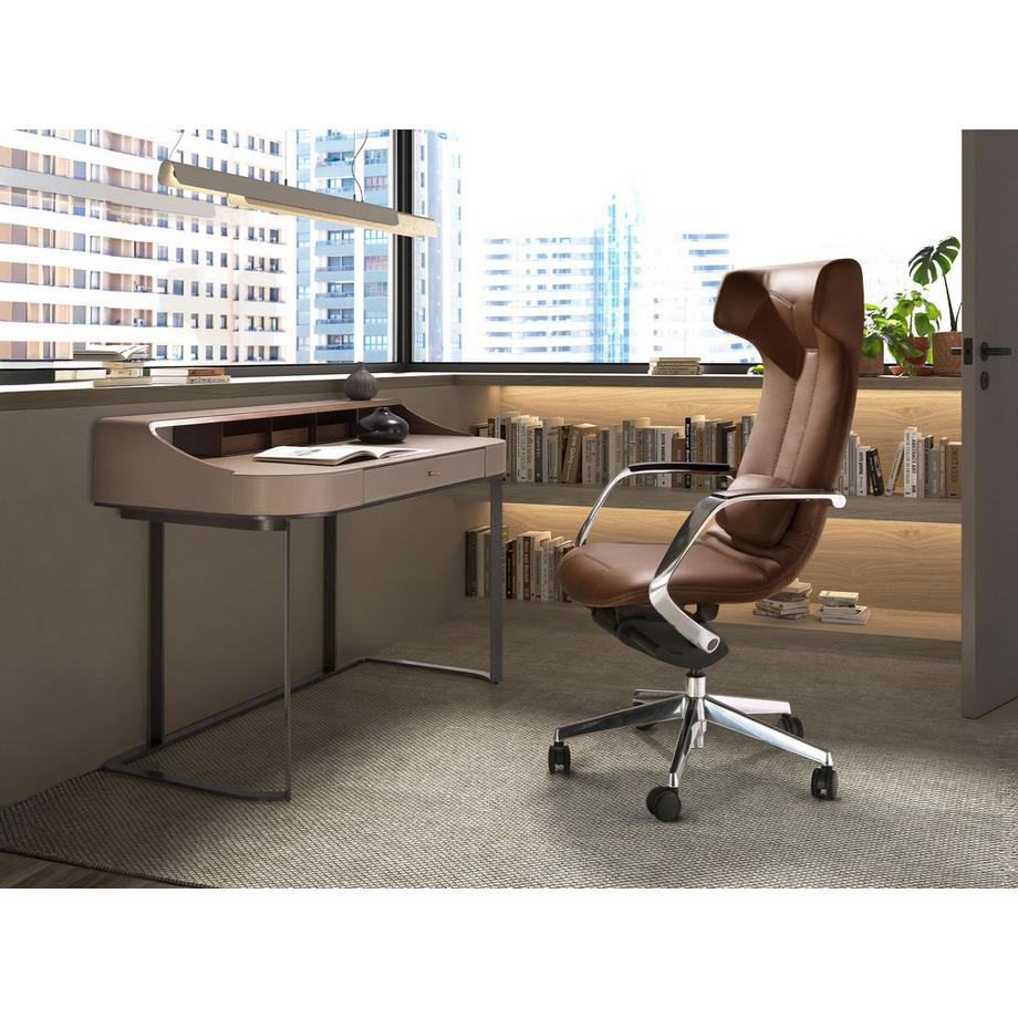 ANGEL CERDA Fauteuil de bureau pivotant en similicuir  