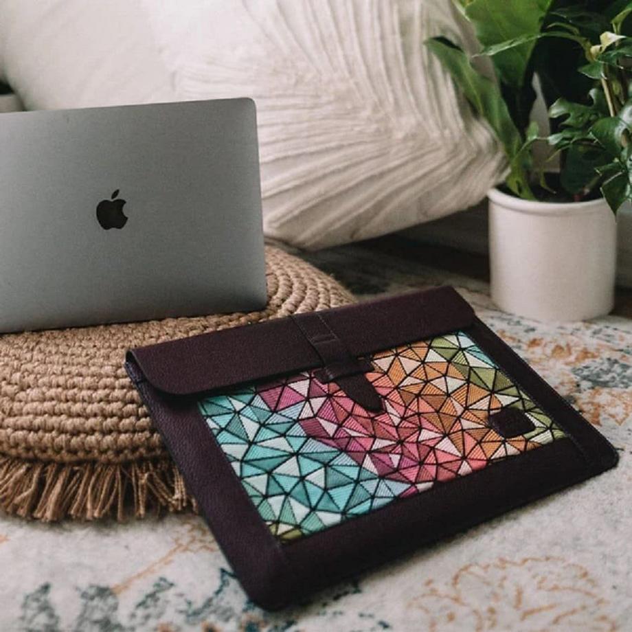 Only-bags.store  Lederhülle, Tasche für MacBook Laptop - 13 