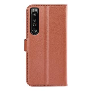 Cover-Discount  Sony Xperia 1 IV - Custodia in pelle rosso 