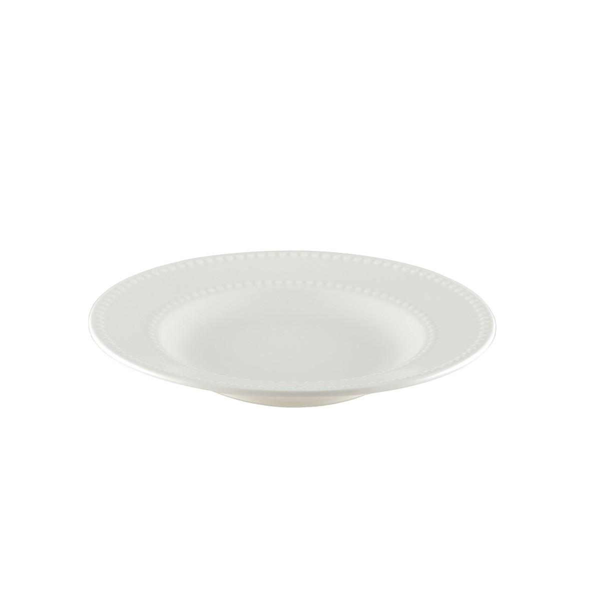 Aulica ASSIETTE CREUSE PERLES 22 CM PAR BOITE DE - 6  