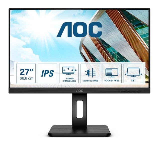 AOC  P2 27P2Q LED display 68,6 cm (27") 1920 x 1080 pixels Full HD Noir 