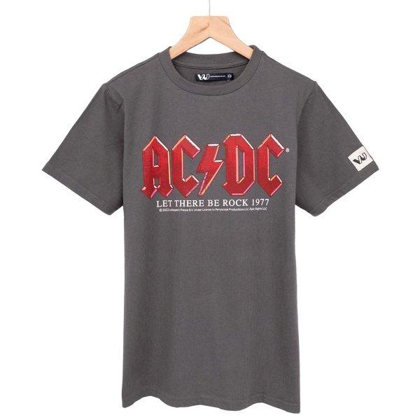 Image of Acdc Let There Be Rock Tshirt Jungen Charcoal Black 140