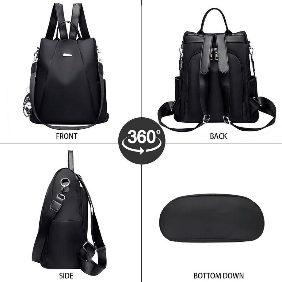 Only-bags.store Eleganter Anti-Diebstahl Kleiner Stadt Rucksack  