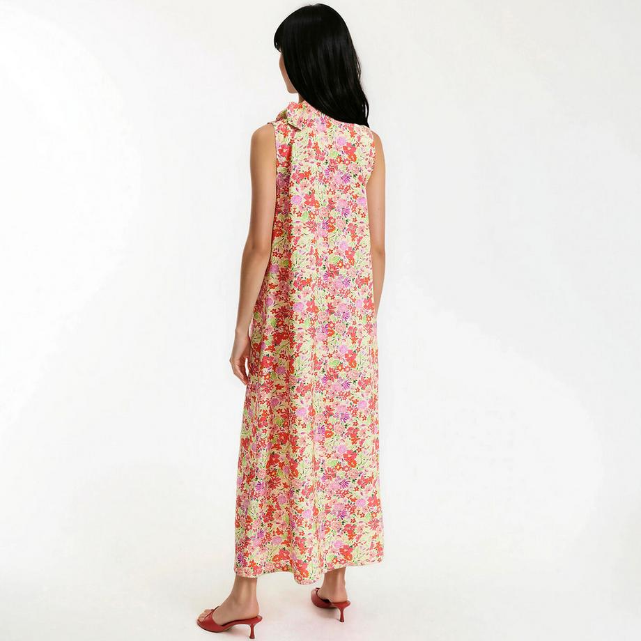 La Redoute Collections Abito lungo senza maniche stampa floreale  