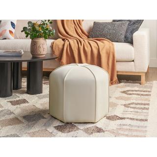 Beliani Pouf aus Samtstoff Retro WISHEK  