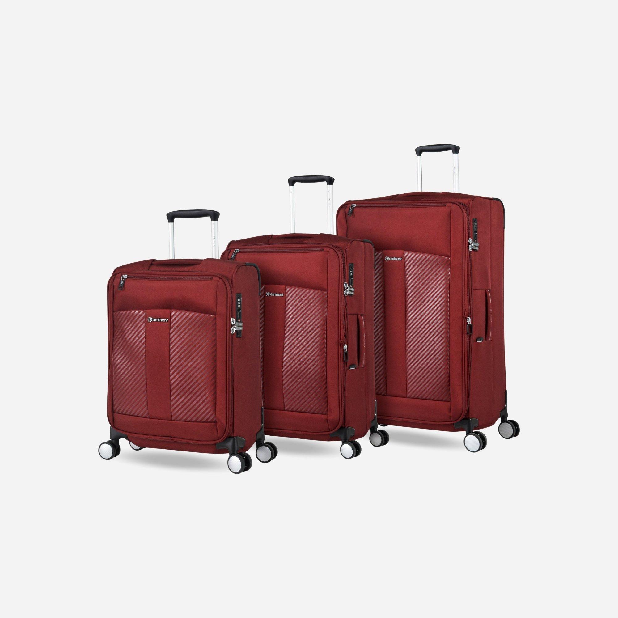 Image of Columbus Kofferset 4 Rollen Unisex Rot Bunt ONE SIZE