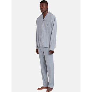 Admas  Pyjama Outfit Hose Hemd Langarm Classic Spiga 