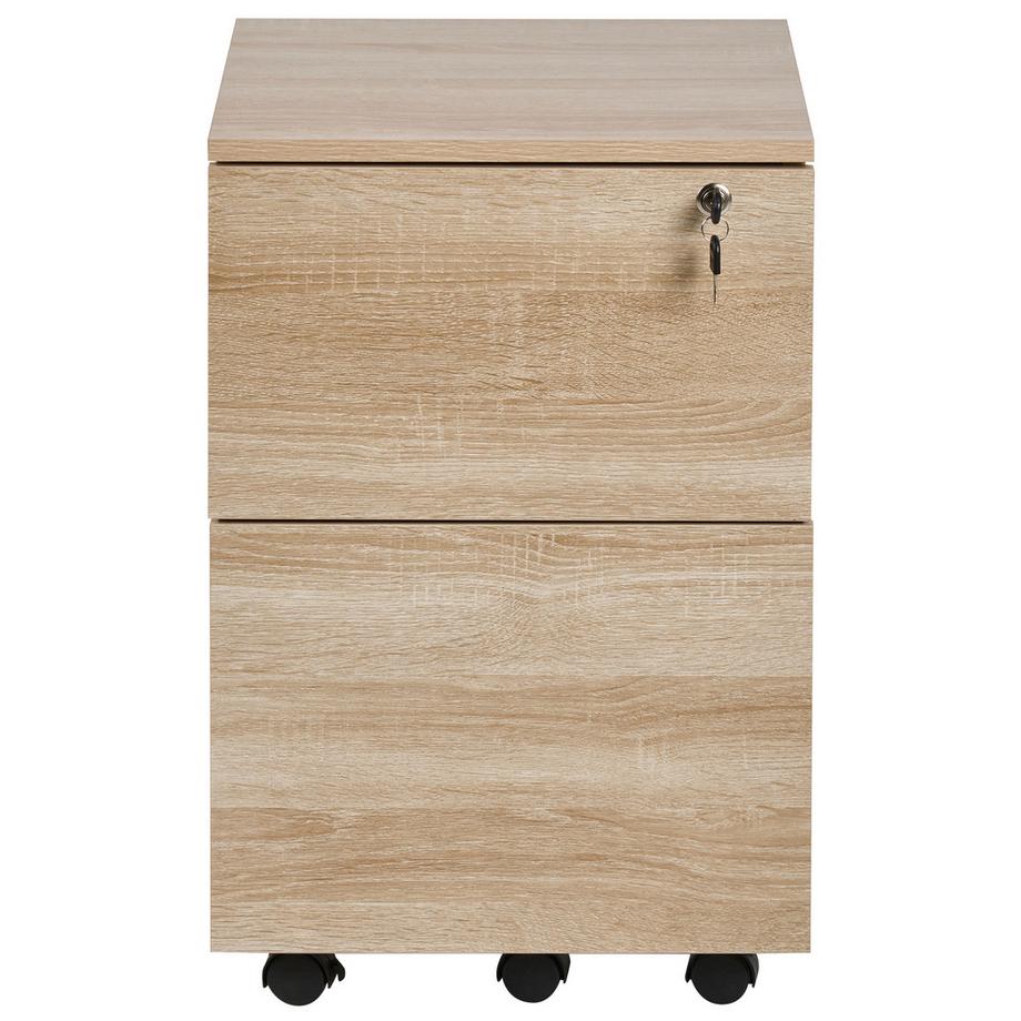 Beliani Büroschrank aus Faserplatte Skandinavisch JOHNSON  