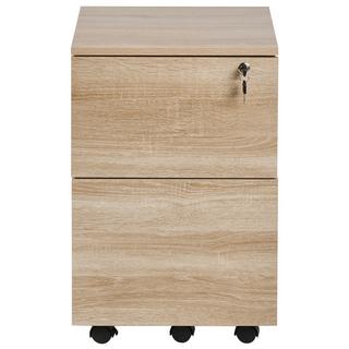 Beliani Armadietto da ufficio en Pannello di fibre (LDF) Industriale JOHNSON  