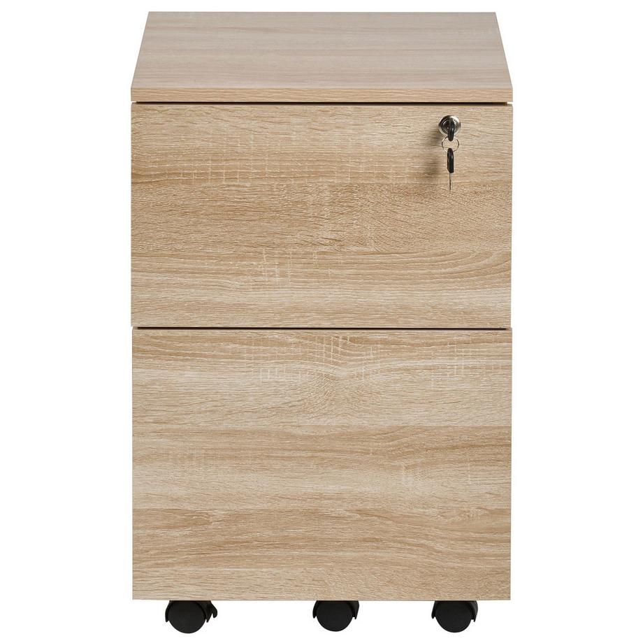 Beliani Büroschrank aus Faserplatte Skandinavisch JOHNSON  