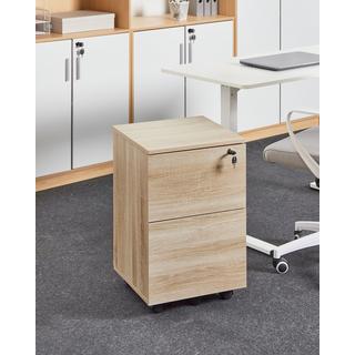 Beliani Armadietto da ufficio en Pannello di fibre (LDF) Industriale JOHNSON  