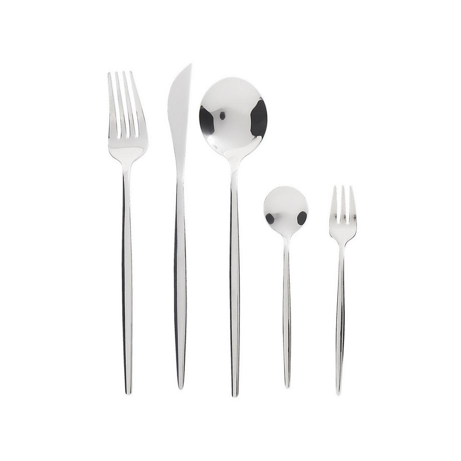 Set de 30 couverts en Acier inox  RIGATONI