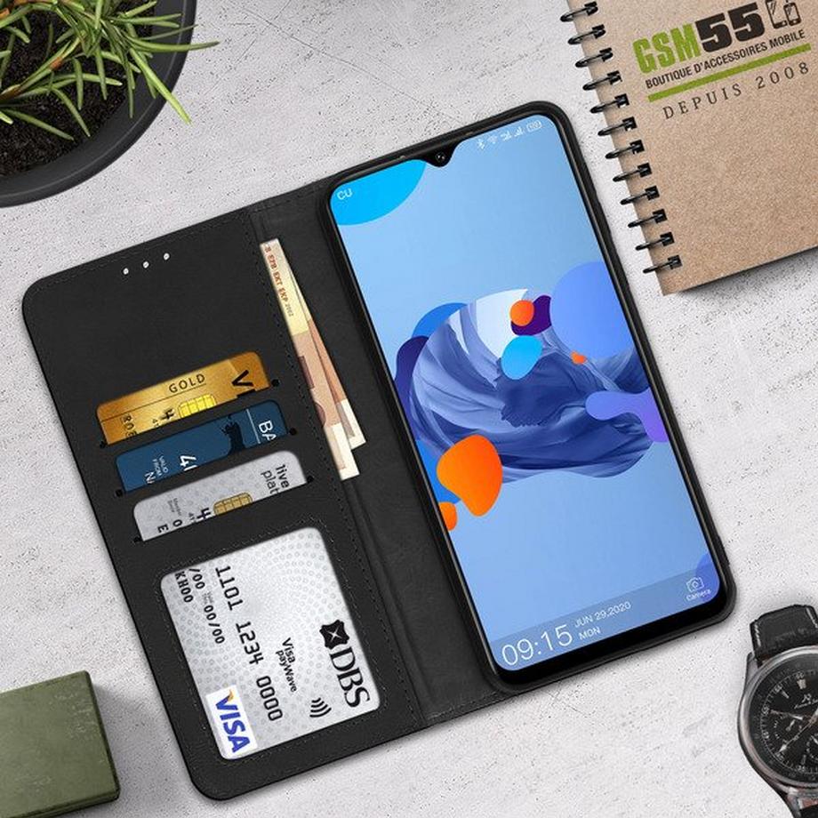 Avizar  Custodia a Portafoglio Oukitel C19 nero 