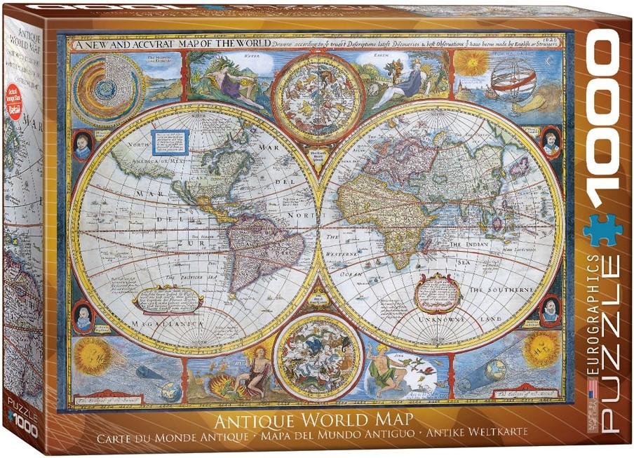 Eurographics  Puzzle Eurographics Carte du Monde Antique - 1000 pièces 