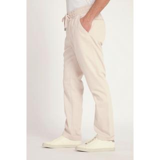 JP1880  Pantalon aspect lin. Taille élastique. Coupe décontractée. 